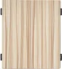 A closed dartboard cabinet with a wood-grain pattern. Produktbild-Vorschau