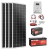 Kit solar VEVOR de 200W y 12V, completo: 2 paneles solares Vista previa de la imagen del producto 1