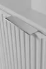 Badezimmerschrank, Weiß + silberner Griff, 60 x 57 x 46 cm Produktbild-Vorschau 3