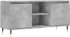 Mueble de televisión vidaXL, color gris hormigón, 104 x 35 Vista previa de la imagen del producto 1
