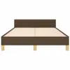 vidaXL Bettgestell ohne Matratze Dunkelbraun 120x190 cm Produktbild-Vorschau 4
