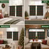 2er Set Scheibengardinen Weihnachten Tartan Bistrogardinen Produktbild-Vorschau 7