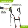 BRAST Motorhacke Gartenfräse Elektro | 1200 Watt | 40cm Produktbild-Vorschau 9
