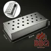 2 x Edelstahl Räucherbox + 1 Zange Smokerbox Räucherdose Produktbild-Vorschau 9