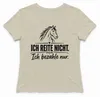 Camiseta para mujer con el texto: "No monto a caballo, solo Vista previa de la imagen del producto 2
