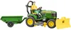 bworld John Deere Aufsitzrasen mäher, Anhänger + Gärtner Produktbild-Vorschau 4