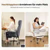 Drehstuhl Bürostuhl Ergonomisch mit klappbaren Armlehnen, Produktbild-Vorschau 5
