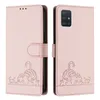 Leder Hülle für Samsung Galaxy A51 4G/M40S Süße Katze Flip Produktbild-Vorschau 2