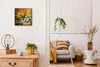 Coloray Uhr auf Leinwand 30x30 cm Wand Uhr Dekoration Produktbild-Vorschau 3