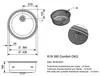 Reginox R18 390 COMFORT Rundbecken-Edelstahlspüle - Produktbild-Vorschau 2