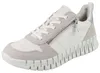 ECCO Gruuv W Side Zip Lace Damen Sneaker weiß hellgrau Produktbild-Vorschau 1
