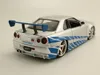 Nissan Skyline GT-R R34 2002 silber blau Brian Fast & Produktbild-Vorschau 2