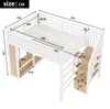 Merax Gaming Hochbett 160x200 cm, Metall Etagenbett Mit Produktbild-Vorschau 4
