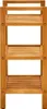 vidaXL Schuhregal mit 3 Etagen 50x27x60 cm Massivholz Eiche Produktbild-Vorschau 2