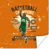 MuchoWow® Poster Mancave - Basketball - Männer - Vintage Produktbild-Vorschau 1