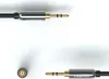 0,1m Stereo Klinken Adapter 3,5mm Klinken Stecker auf 6,3mm Produktbild-Vorschau 5