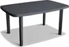 Gartentisch Anthrazit 140x90x72cm Produktbild-Vorschau