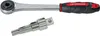 A tool set consisting of a ratchet and a stepped bit adapter, presented on a white background. Anteprima dell’immagine prodotto
