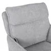 HOME DELUXE Bürostuhl CORA 100 x 60 x 70 cm  Webstoff Grau Produktbild-Vorschau 7
