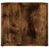 vidaXL Nočný stolík Smoked Oak 41x40x36 cm odvodený výrobok Náhľad obrázku produktu 6