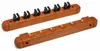 John West Billard Queue Support mural pour 6 queues marron Voir les images du produit 1