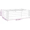 vidaXL Podwyższone łóżko 150x100x40 cm z impregnowanego Podgląd zdjęcia produktu 5