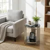 okwish Kleiner Couchtisch Beistelltisch mit Stauraum und Produktbild-Vorschau 8