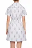 500131 Buffalo Damen Kleid Grau-Blau Gr. 40 – elegantes Produktbild-Vorschau 4