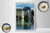 Holzschild Reise 20x30cm Retro Chenonceau France Schloss Produktbild-Vorschau 3