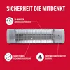 Babyruf 40177 Babyruf BR 60 Infrarot-Heizstrahler Anteprima dell’immagine prodotto 7