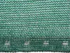 A close-up view of green mesh netting with black binding. Podgląd zdjęcia produktu