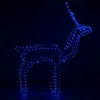 Foxter Vánoční LED Sob s pohyblivou hlavou, 130 cm modrá Náhled obrázku produktu 7