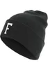 Pánská zimní čepice Urban Classics Letter Cuff Knit Beanie Náhled obrázku produktu 1