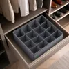 Schubladen Organizer 3er Set – Aufbewahrungsboxen für Socken & Unterwäsche – Kleiderschrank Organize Náhľad obrázku produktu