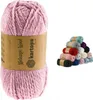 100g Strickgarn Kartopu Melange Wool Strickwolle Häkelgarn rosa meliert Produktbild-Vorschau