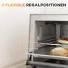 HOMCOM Minibackofen 9L Mini Ofen mit Backblech, Grillrost, Produktbild-Vorschau 5