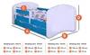 BDW Kinderbett Super Hunde, Babybett Kinderzimmer, Rosa Produktbild-Vorschau 7