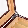 3 vrstvy pero organizátor Box Storage Box dřevo pero držák Náhled obrázku produktu 6