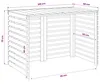 Osłona na klimatyzator vidaXL, 100 x 58 x 70 cm Podgląd zdjęcia produktu 7