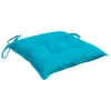 vidaXL Cuscino per sedia 6 pz. Turchese 50x50x7 cm Tessuto Anteprima dell’immagine prodotto 13