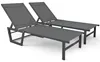 VOUNOT® 2er Set Sonnenliege Gartenliege aus Aluminium und Produktbild-Vorschau 1