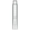 vidaXL Gabionen mit Hochbogen 6 Stk. 400x50x220/240cm Produktbild-Vorschau 5