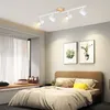 ZMH reflektor sufitowy 4 płomienie lampa sufitowa drewno Podgląd zdjęcia produktu 8