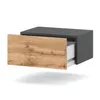 A floating nightstand with one drawer, shown against a white background. Produktbild-Vorschau