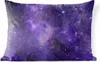 MuchoWow® Outdoor Kissen - Aquarell - Sterne - Lila - 50x30 Produktbild-Vorschau 1