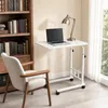 Beistelltisch Höhenverstellbar Laptoptisch mit Rollen 73–80 Produktbild-Vorschau 4