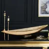 riess-ambiente Deko Schale GOLD LEAF 80cm antik gold Produktbild-Vorschau 1