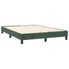 vidaXL Boxspringbettgestell Dunkelgrün 140x190 cm Samt Produktbild-Vorschau 3