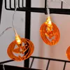 Halloweenský LED řetěz dýně 3 m, 20 světel, bateriová Náhled obrázku produktu 5