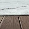 In- & Outdoor Terrassen Teppich Marmor Optik Rauten Muster Produktbild-Vorschau 2